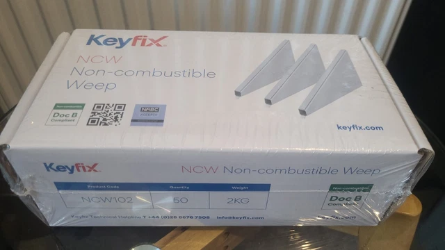 KEYFIX NON-COMBUSTIBLE WEEP Vents (50 In Box) £37.08 - PicClick UK