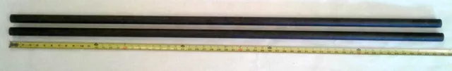 Carbon Fiber Tubes - TWO tubes 59" long x 1.18" OD x 0.110" Wall