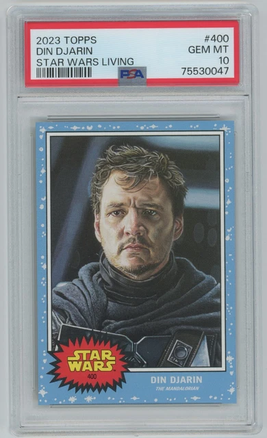 DIN DJARIN (PSA 10) 2023 Topps Star Wars Living Card #400