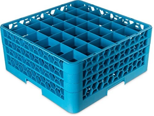 RG36-314 RACK 36 COMPT GLASS [Set of 2]-Blue 8.72
