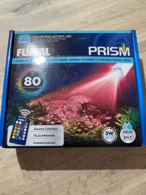 Fluval PRISM LED Spotlight 3w Marine Reef Aquarium Underwater Colour Lighting