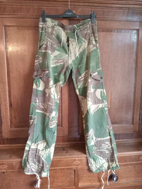 Rhodesian Brushstroke Army Trousers  34 Inch Waist (Reproduction)