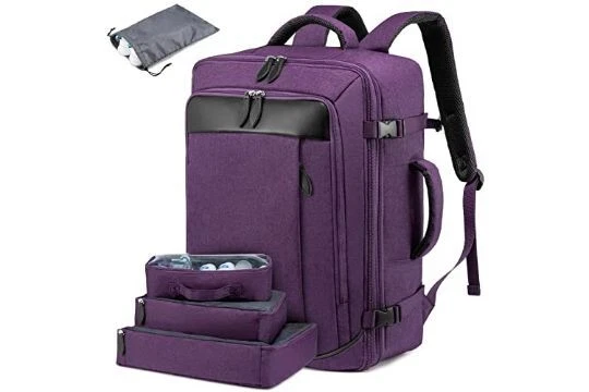 LOVEVOOK Travel Backpack Women Men, 40L Large Expandable Carry On Backpack Cabin