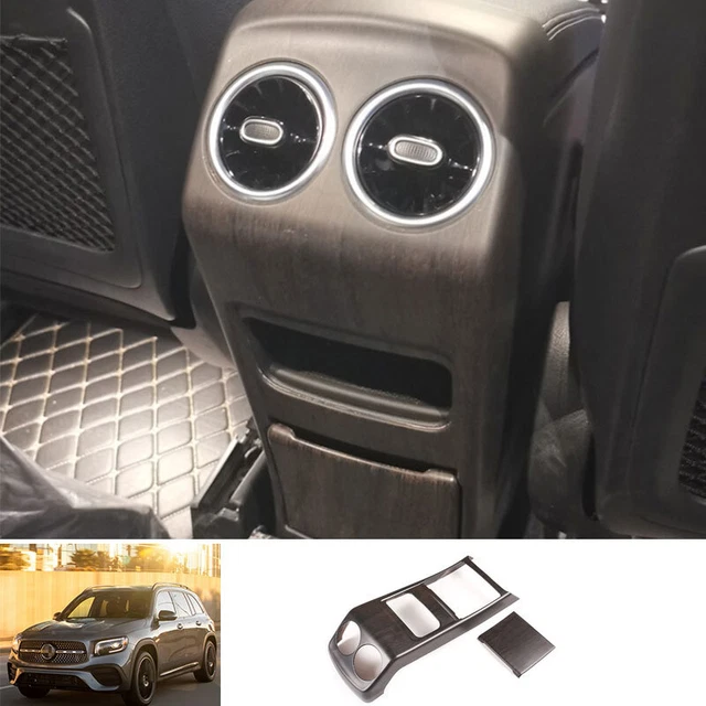 For Benz GLB 200 250 35 2020-2023 Oak Wood Grain Rear Air Outlet Vent Panel Trim
