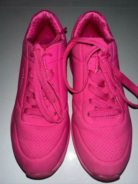 Skechers Girls Pink Shoes Size US1/UK13