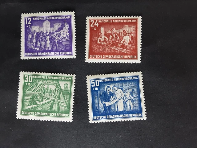 Briefmarken DDR Mi Nr. 303** - 306** und gestempelt, siehe Photos