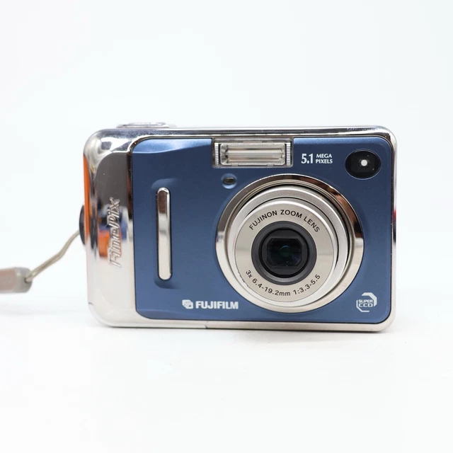 FUJIFILM FINEPIX A500 5.1MP Digital Camera Blue - Tested $56.19