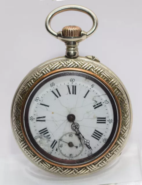 Alte Herrenuhr Taschenuhr mechanisch Handaufzug