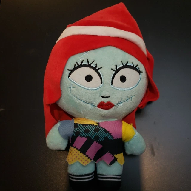 SALLY PLUSH NIGHTMARE Before Christmas 8" Santa Hat Holiday Doll