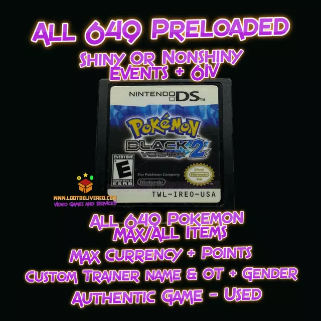 Pokemon Black UAE Version for Nintendo DS Brand New & Manufacturer Sealed