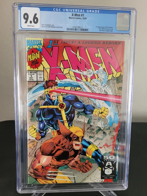 X- Men #1 Cgc 9.6 Graded 1991 Marvel Comics Jim Lee Cover! 1St Omega Red Preview