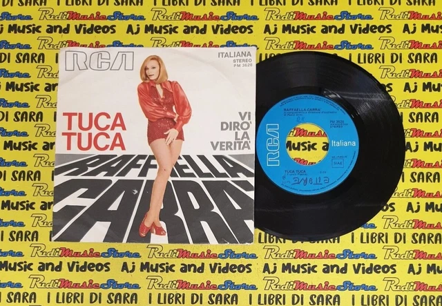 LP*45 7&RAFFAELLA CARRA' Tuca tuca Vi diro'la verita'1971 italy RCA no ...