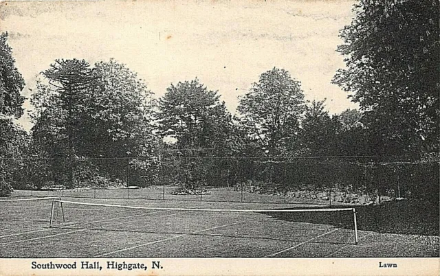 Postcard London - Highgate - Southwood Hall -  Tennis Courts