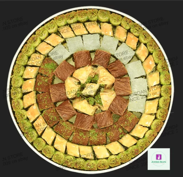 Zalatimo Brothers Zahrat al madaen Baklava Assrt Arabic Fresh Sweets 1kg...