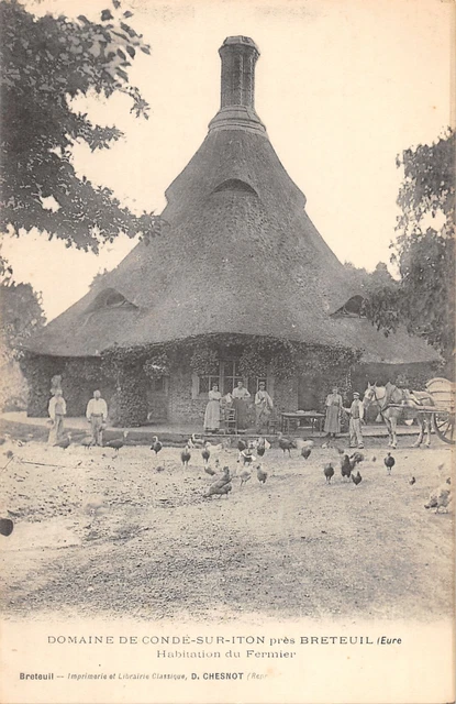 27-Conde Sur Iton-Habitation Du Fermier-N 6014-F/0037