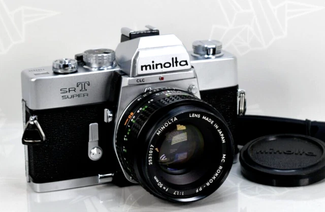 [Almost MINT] Minolta SRT Super 35mm Film Camera MC Rokkor-PF 50mm f1.7 JAPAN