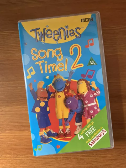 TWEENIES - SONG Time 2 (VHS, 2000) Sainsbury’s Edition 4 Extra Songs ...