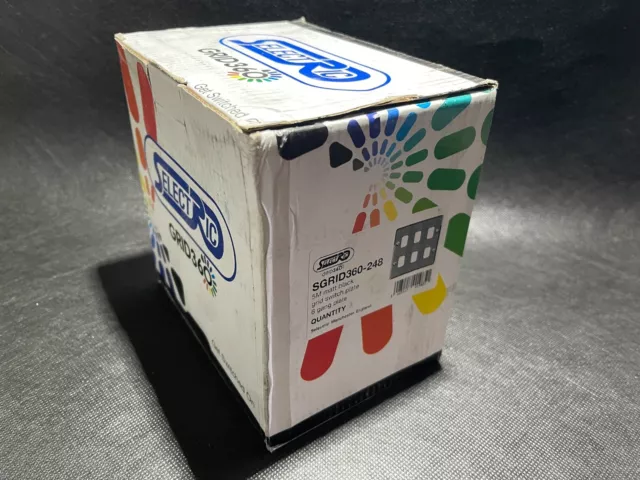 SELECTRIC SGRID360-248 Interruttore Frontale 6-Gang Nero Opaco - 5 / Scatola