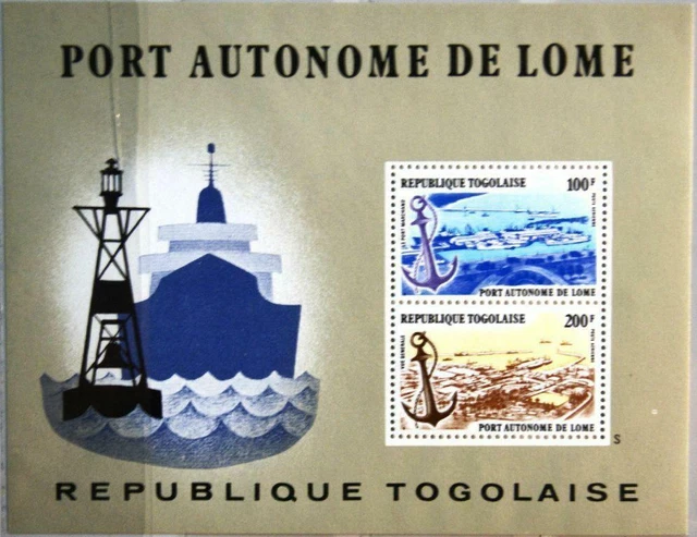 TOGO 1978 Block 131 S/S C342a Port Harbour Lomé Hafen Schiffe Ships MNH
