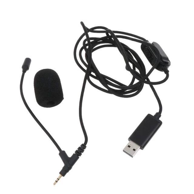 Clip-on Computer Microphone USB Lavalier Lapel Microphone USB 2.5MM Microphone
