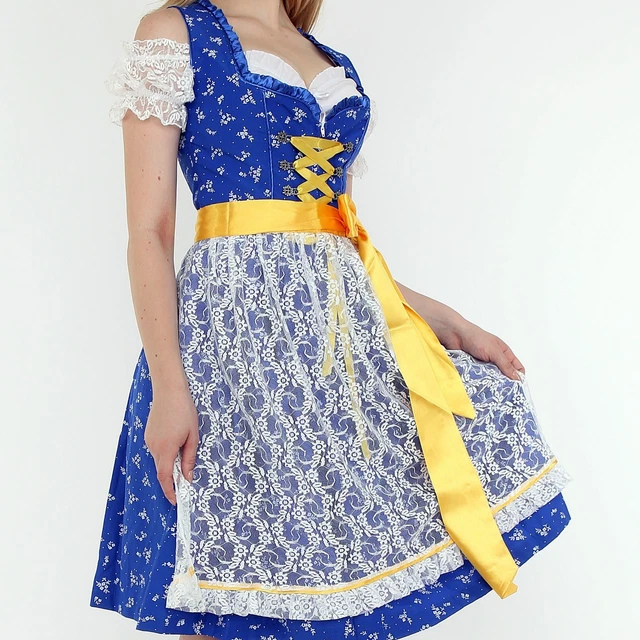 055.. Dirndl Oktoberfest German Austrian Dress - Sizes: 6.8.10.12.14.16.18.20.22
