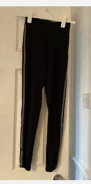 Leggings neri River Island per ragazza/donna taglia 6