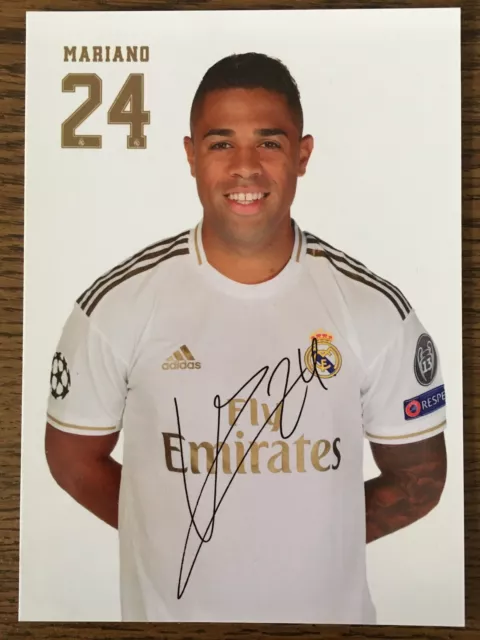 Autogrammkarte AK *MARIANO DIAZ* Real Madrid Saison 19/20 2019/2020 RAR