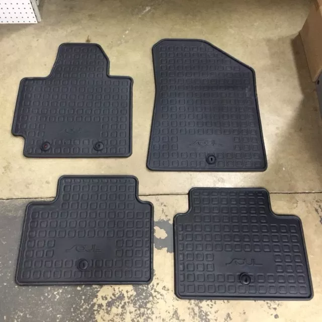 New Oem 2014-2019 Kia Soul All Weather Rubber Floor Mats