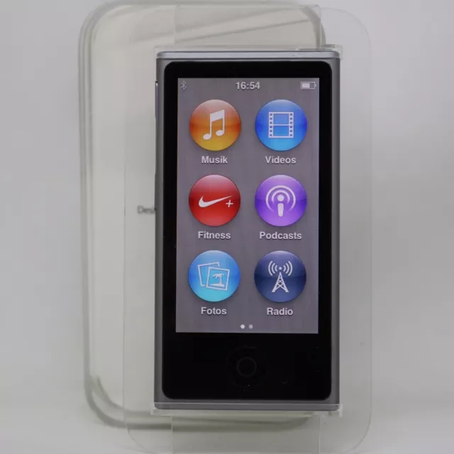 Apple iPod nano 7. Generation Graphit (16GB) TOP / Bluetooth / vom Händler