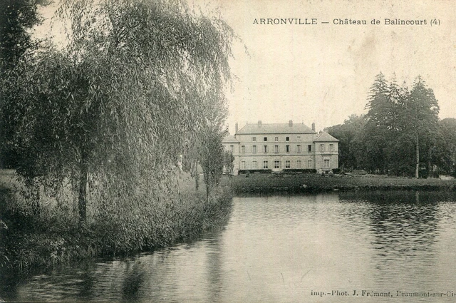Carte ARRONVILLE Château de Balincourt