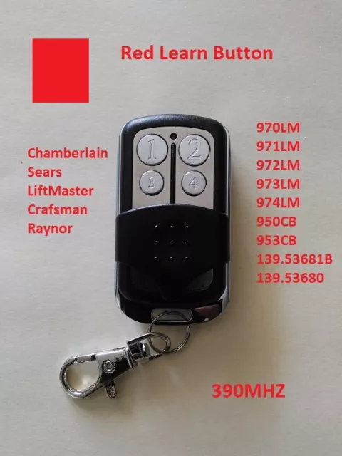 Sears Craftsman Garage Door Opener Comp Mini Remote Control 139.53681B 139.53680