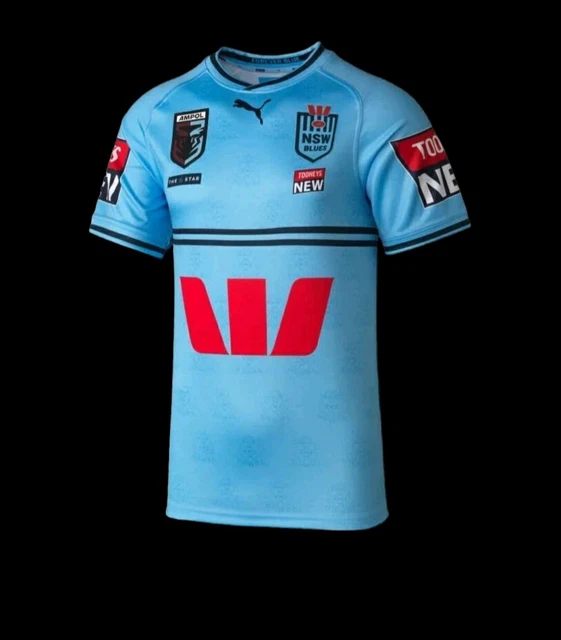 Maillot De Rugby NSW Blues - Enfant Taille Large (L) - Puma - Occasion Bon état