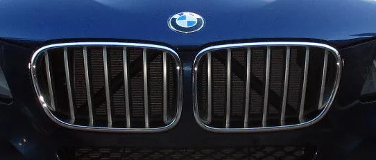 BMW Marque 2011-14 F25 X3 OEM Véritable Titane Argenté Avant Grille Paire Neuf