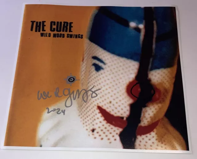 SIGNED ROBERT SMITH THE CURE WILD MOOD SWINGS 12x12 ALBUM PHOTO AUTHENTIC RARE