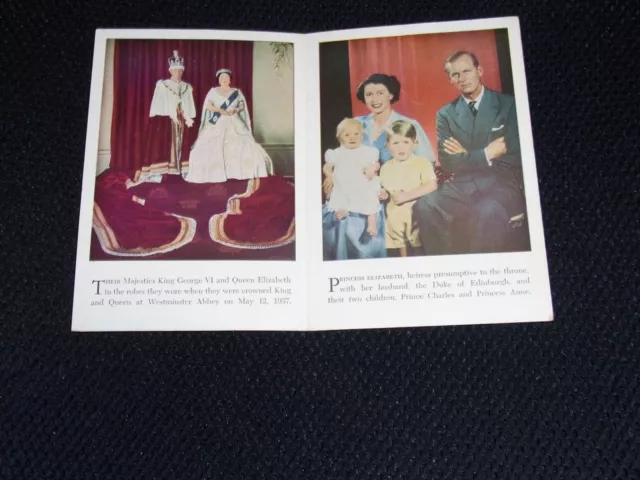 Vintage 1952 Royal Visit Princess Elizabeth Memento- VVG