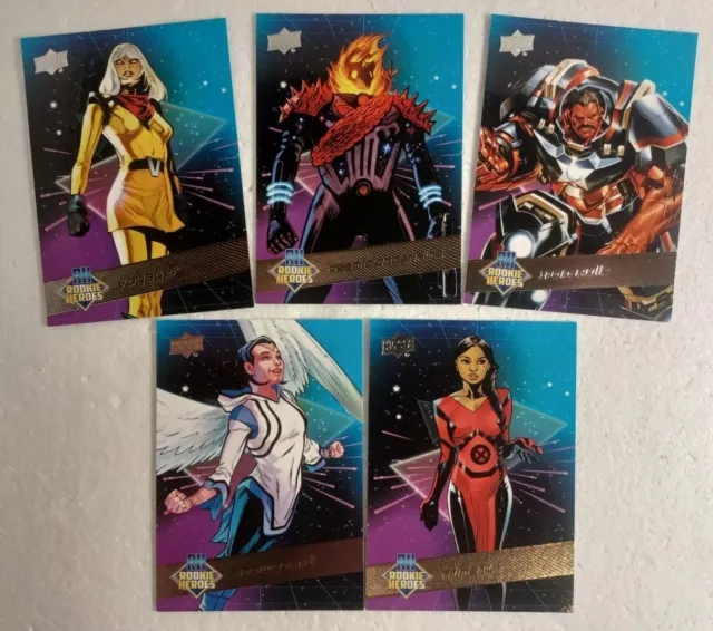 2018-19 Upper Deck Marvel Annual Trading Card Set Rookie Heroes