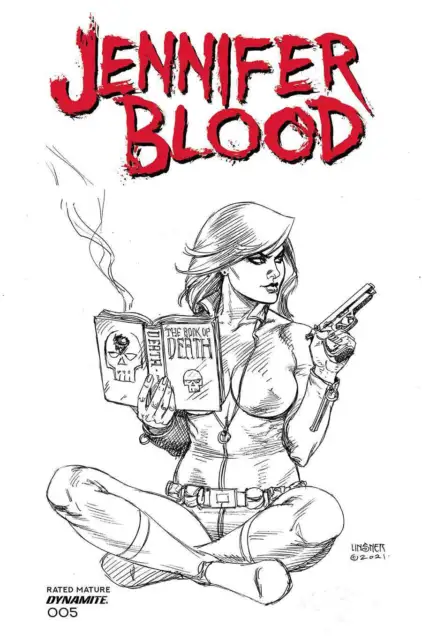 Jennifer Blood (Vol. 2) #5G VF/NM; Dynamite | 1:15 variant Linsner - we combine