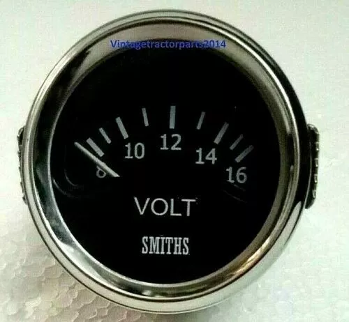 Smiths Additionnelle Batterie Voltmètre Volt Jauge Chrome Jante 52mm 2 " BC