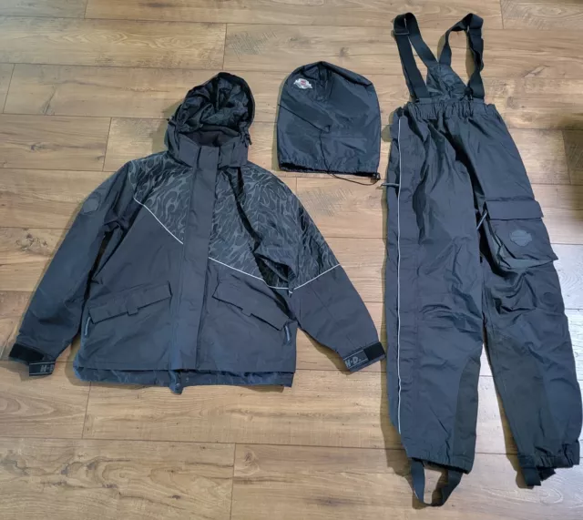 Harley-Davidson Motorcycle Women’s Riding Rain Gear, Jacket&Pants&Bibs, Medium Harley-Davidson Motorcycle Women’s Riding Rain Gear, Jacket&Pants&Bibs, Medium