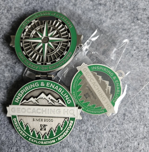 Geocaching HQ Lackey 2017 Geocoin Unactivated