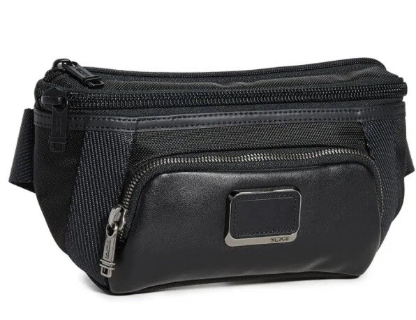 TUMI Alpha Bravo Campbell Utility Pouch Waist Pack Crossbody Bag.