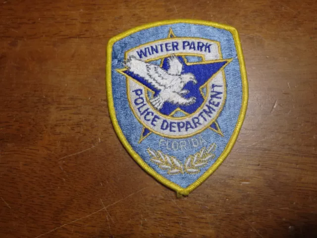 Winter Park Florida  Police Obsolete Patch  Bx 25 #2