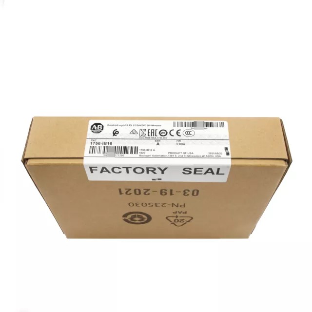 1756-IB16/ A ControlLogix Input Module New Factory Sealed 1756IB16 Allen Bradley