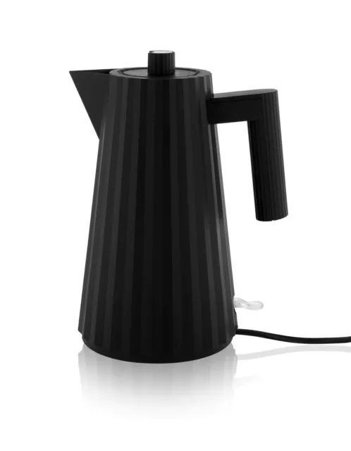 Wasserkocher elektrisch "Plissé" 170cl, Farbe Schwarz von ALESSI