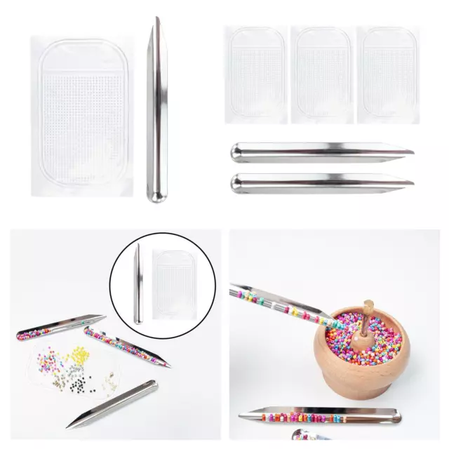 Bead Scoop with Bead Mat Pick up Beads Jewelry Shovel for Beads Gems Storage