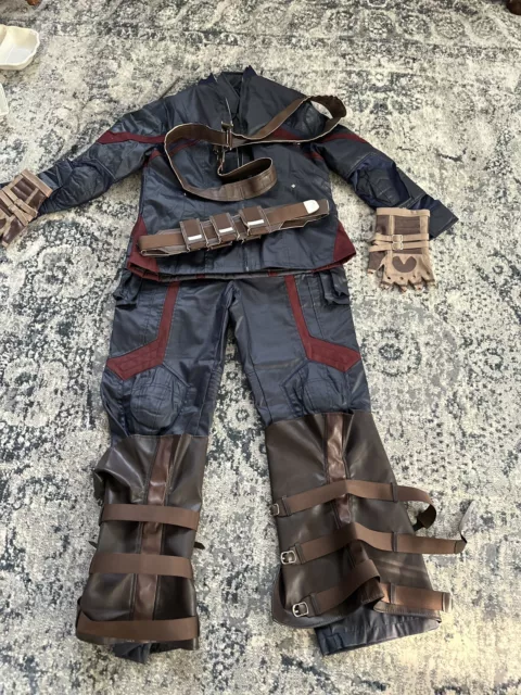 Captain America: Winter Soldier Costume Adult Superhero Halloween Outfit