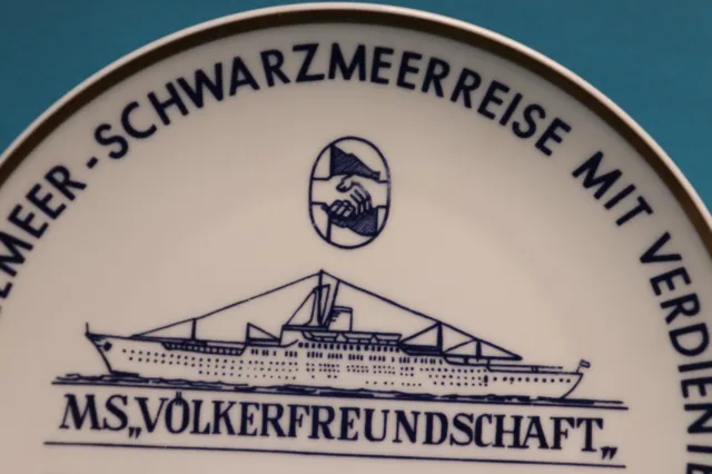 Ehrenteller Mittelmeer Schwarzmeerreise Ms Völkerfreundschaft 1976 3