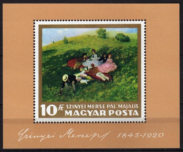 #1789 - Ungheria - Foglietto Pal Szinyei Merse, 1966 - Nuovo (** MNH)
