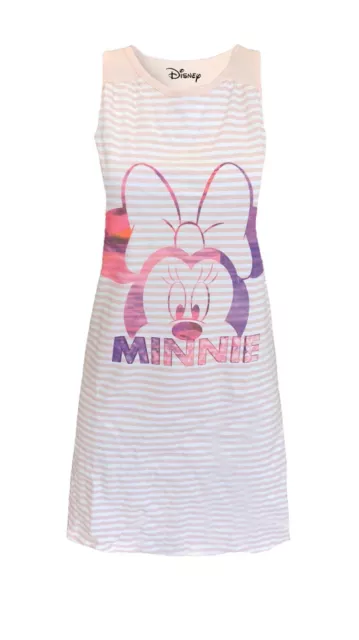Camicia da Notte Ragazza Spalla Larga in Cotone Minnie Disney Art. WD22955