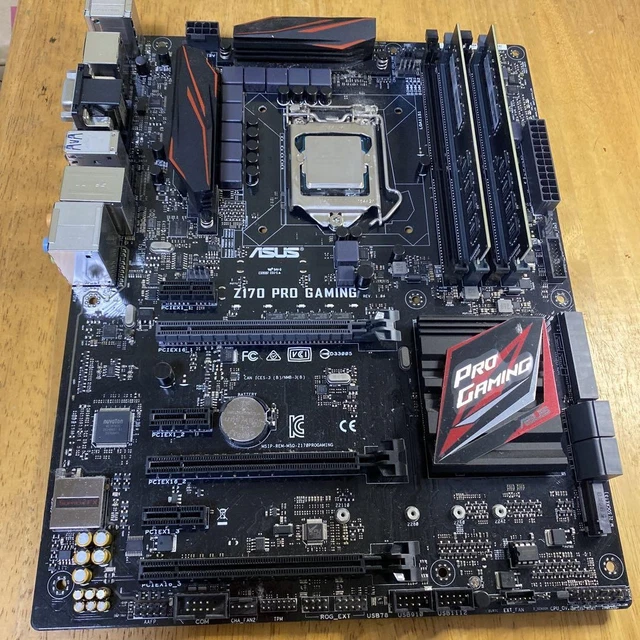ASUS Z170 PRO Gaming Motherboard I7-6700K 16GB DDR4 RAM Used